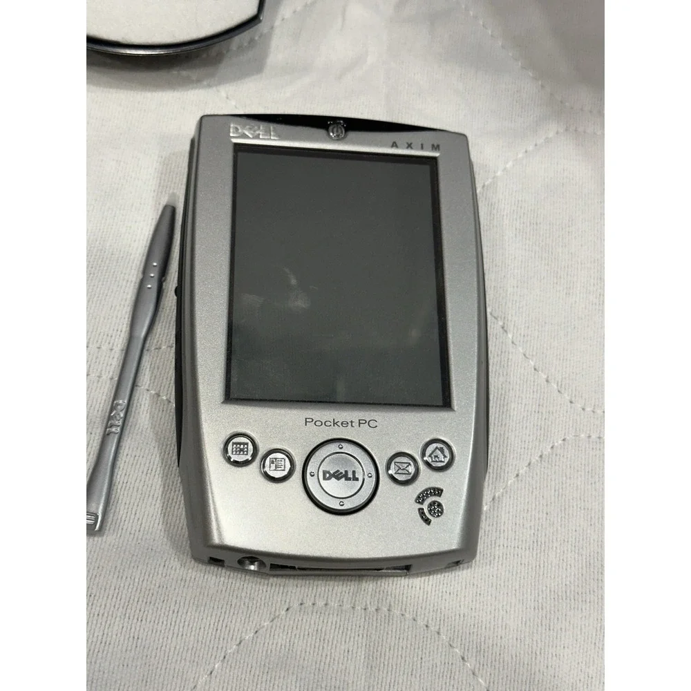 Dell Axim X5 Pocket PC PDA Touchscreen w/ Dock, Charger, Batteries, Case